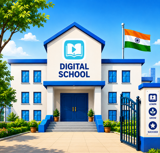 Digital SHALA school illustration